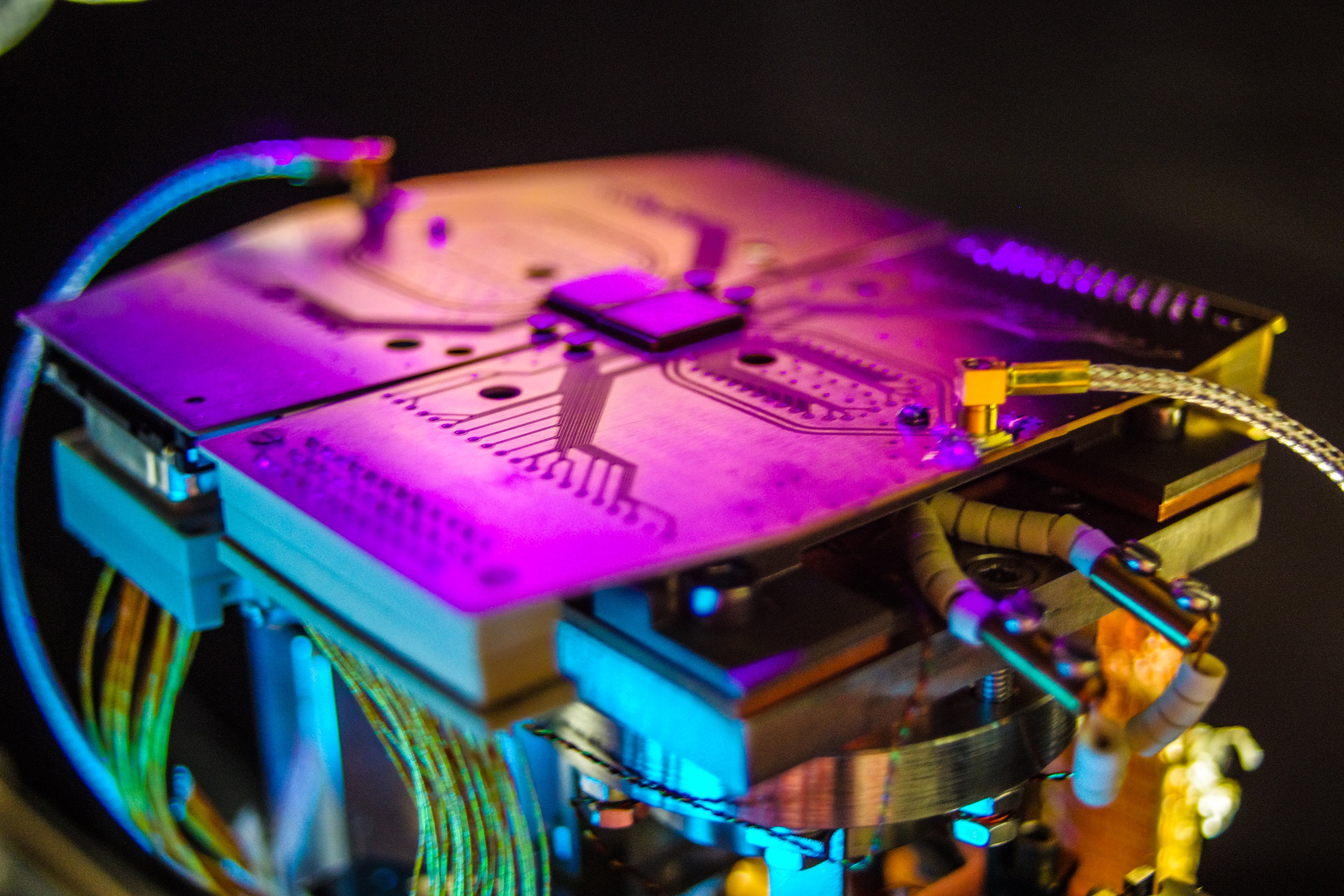A two module quantum computer prototype